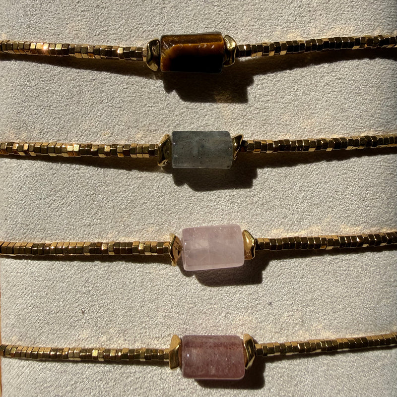 Brazalete cuarzo barrel