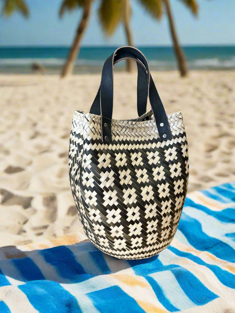 Bolsa Palma Bicolor Asa Corta