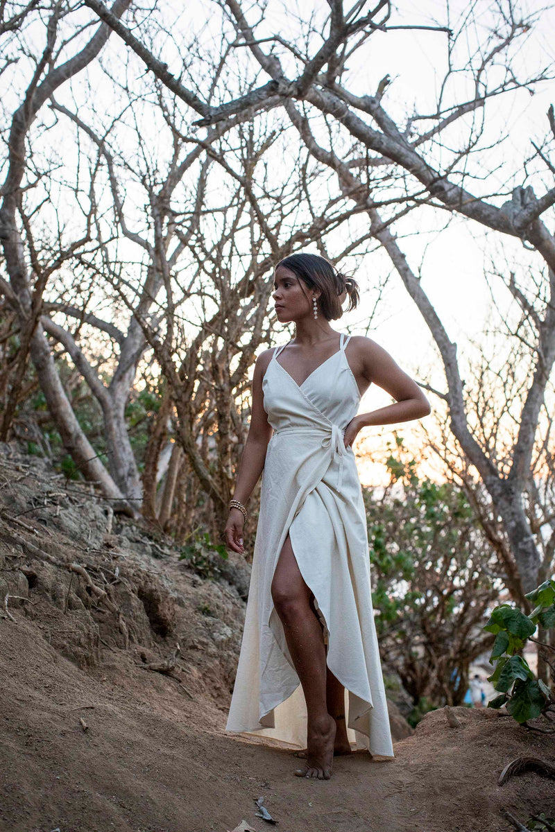 Vestido Cruzado Manta