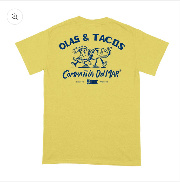 Playera Tacos y Olas