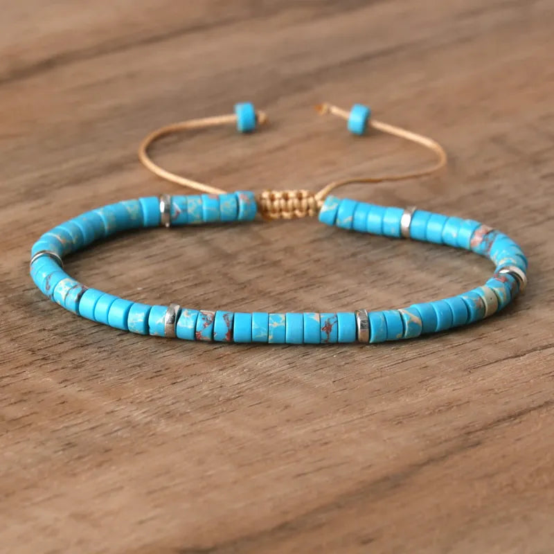 Brazalete Ajustable Piedras + Separador