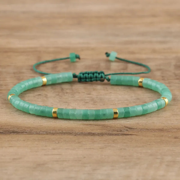 Brazalete Ajustable Piedras + Separador