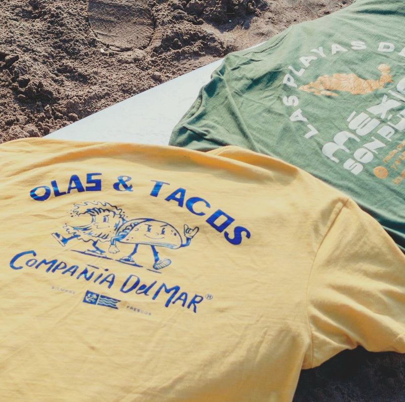 Playera Tacos y Olas