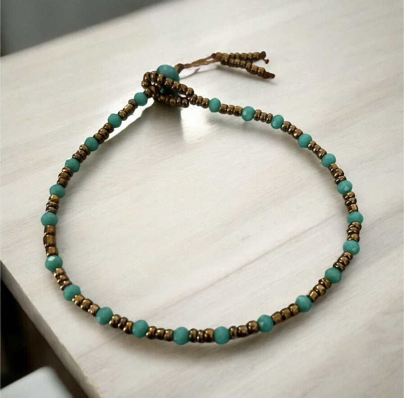 Tobilleras Chaquira