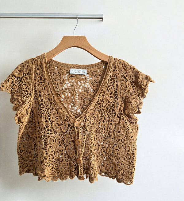 Blusa Tejida Botón