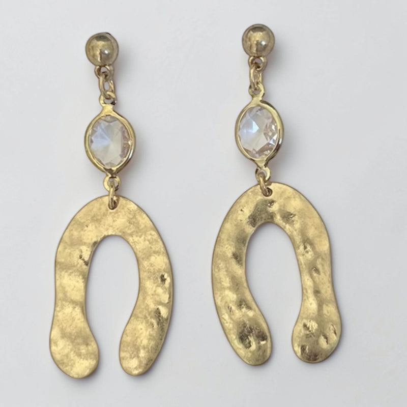 Pendientes Martillados Chapa