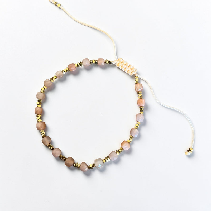 Brazalete Hematita + Piedra