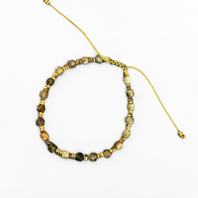 Brazalete Hematita + Piedra