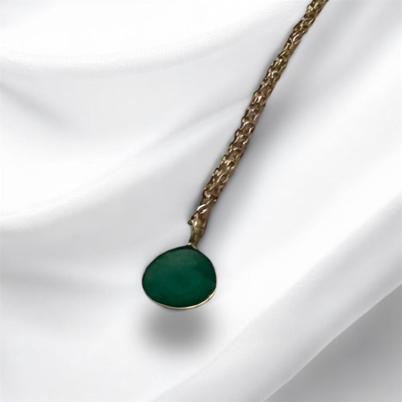 Beveled Quartz Necklace