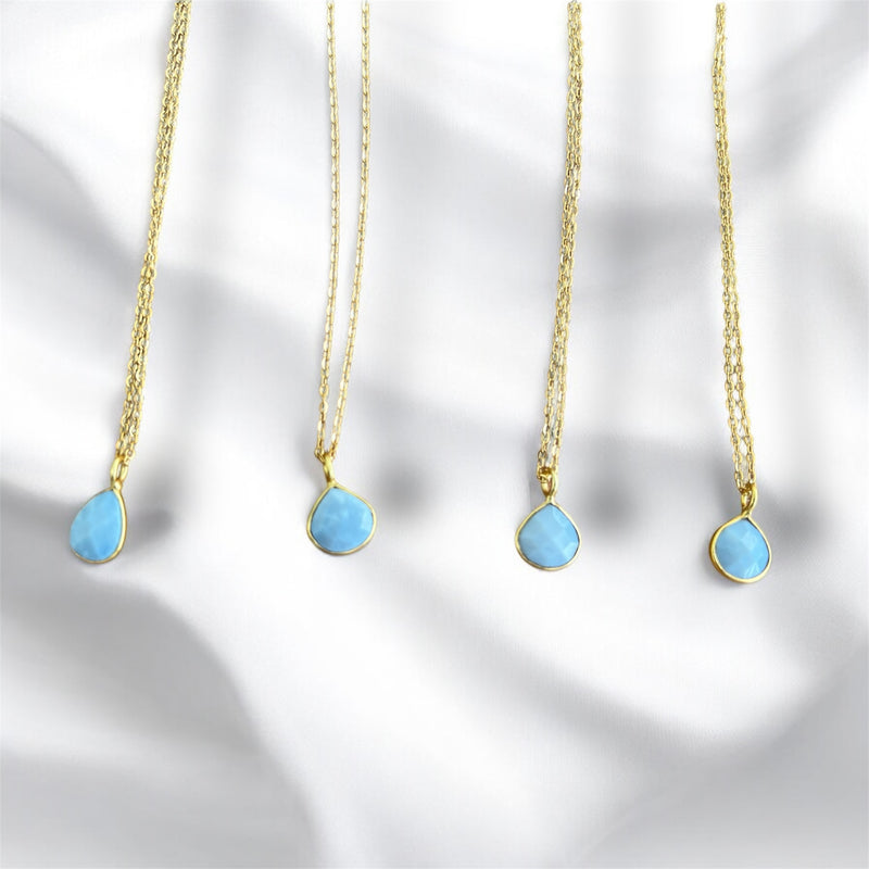 Beveled Quartz Necklace