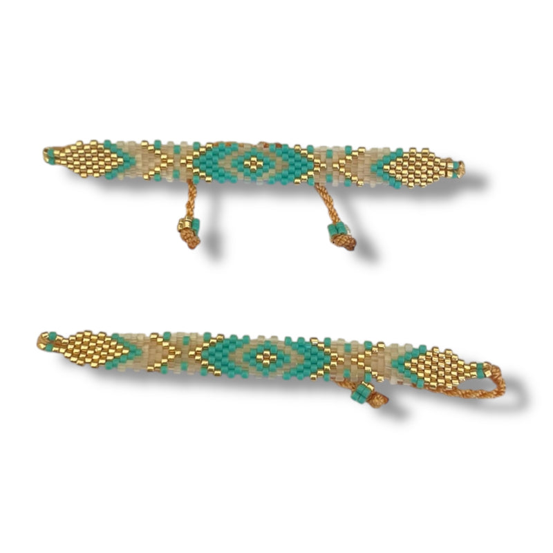 Brazalete Huichol Mini Rombo