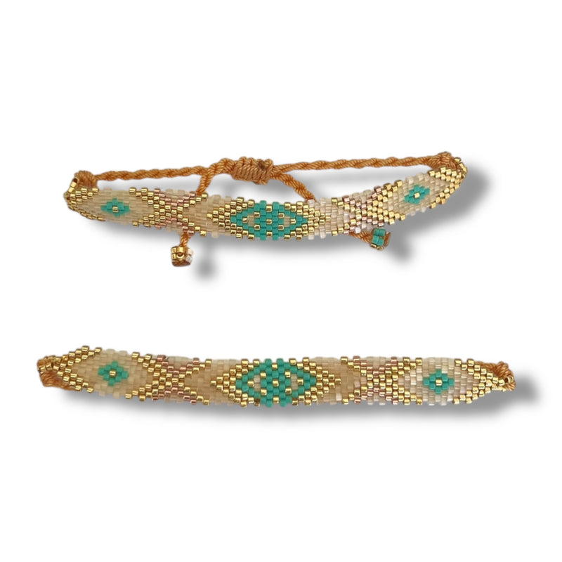 Brazalete Huichol Mini Rombo