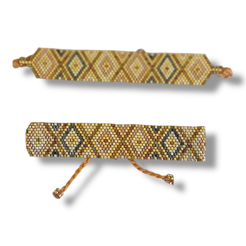 Brazalete Huichol Rombo M