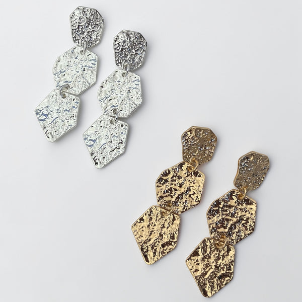 Hammered Sheet Earrings