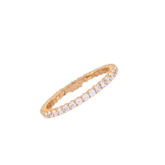 Churumbela Silver and Gold Plated Ring