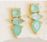 Aretes Plata Laminados en Oro