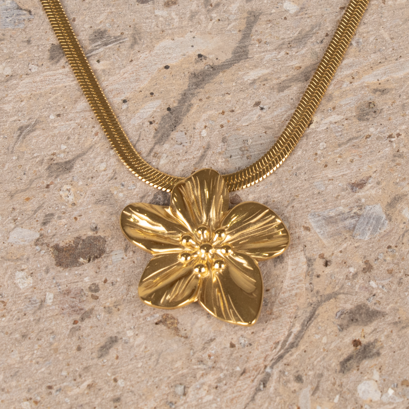 Collar Plano Flor
