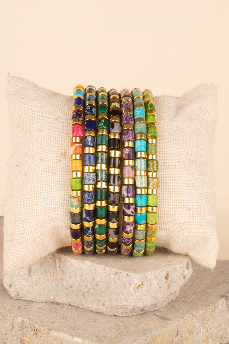 Pulseras Jaspe Imperial