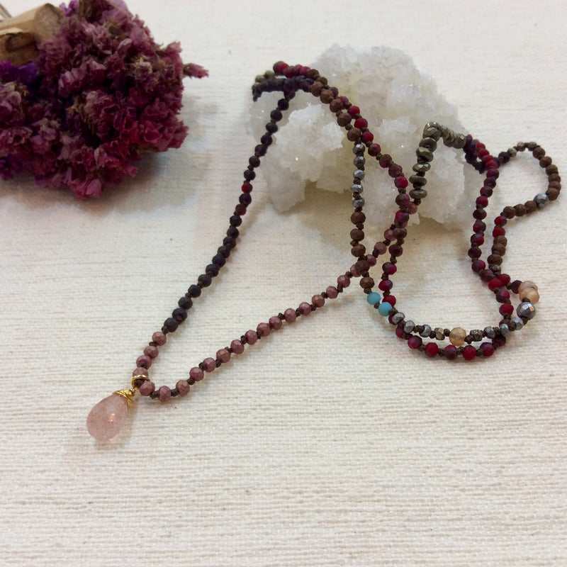 Collar Cuarzo & Piedras Naturales